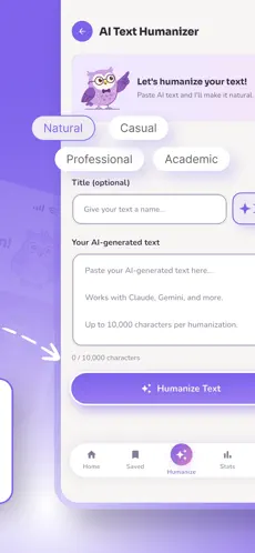 AI Humaniser: Making AI Text Read Like a Human screenshot 2